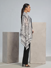 TNG Floral Stole (White) Collection'2024