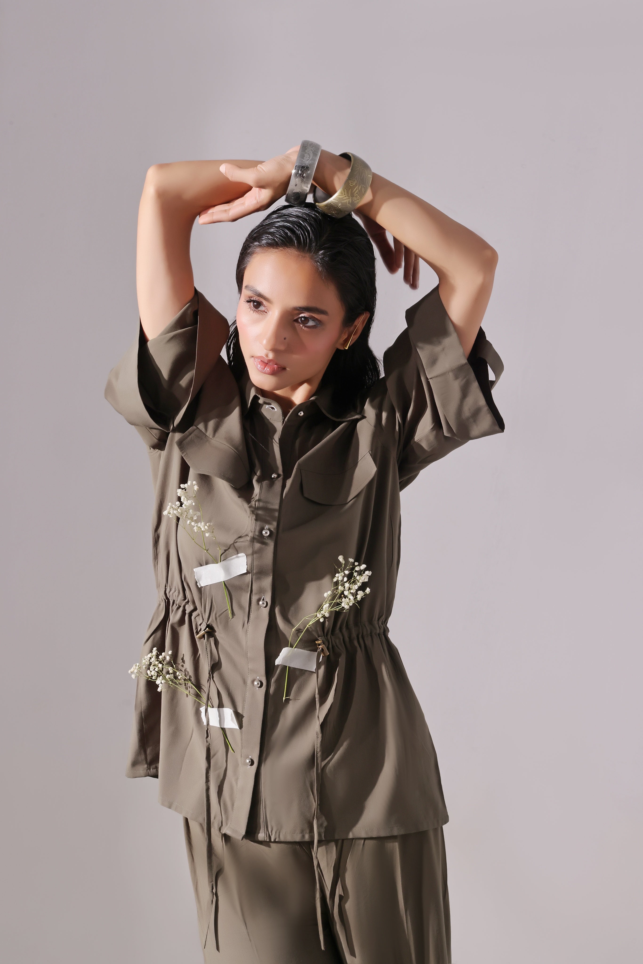 Ora Fashion Stitched 2 Piece Summer Collection'2025-SAFARI SET