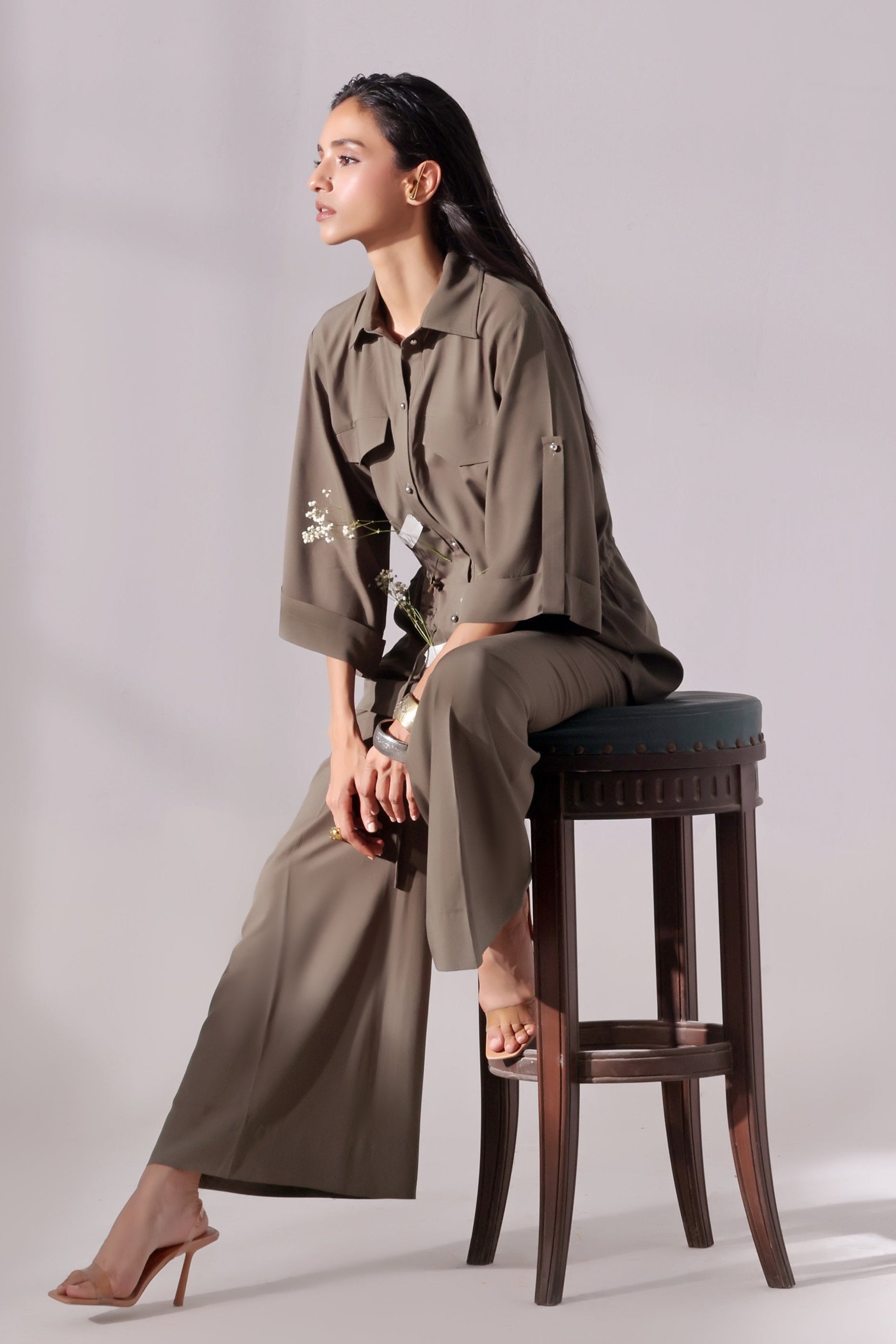 Ora Fashion Stitched 2 Piece Summer Collection'2025-SAFARI SET