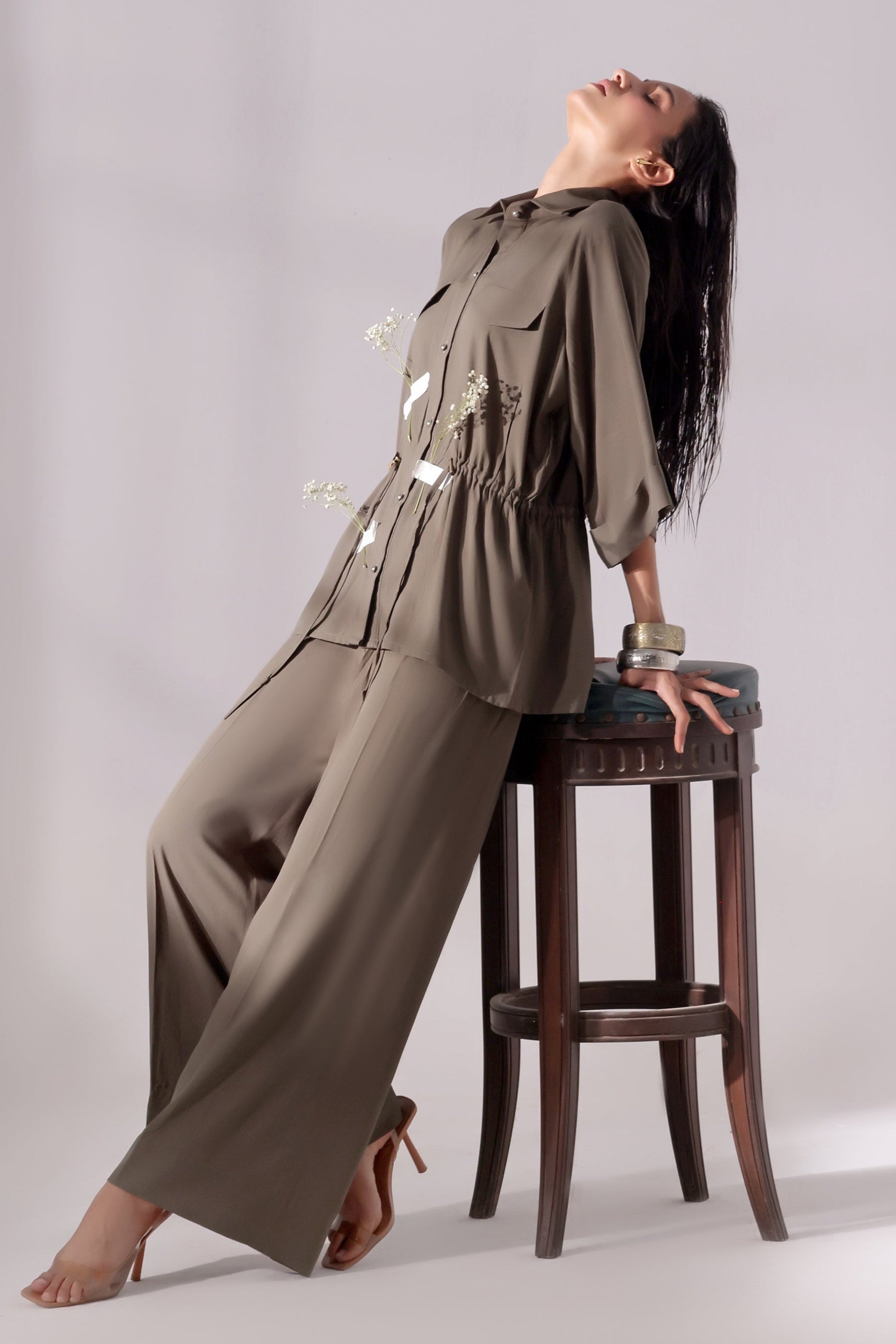 Ora Fashion Stitched 2 Piece Summer Collection'2025-SAFARI SET