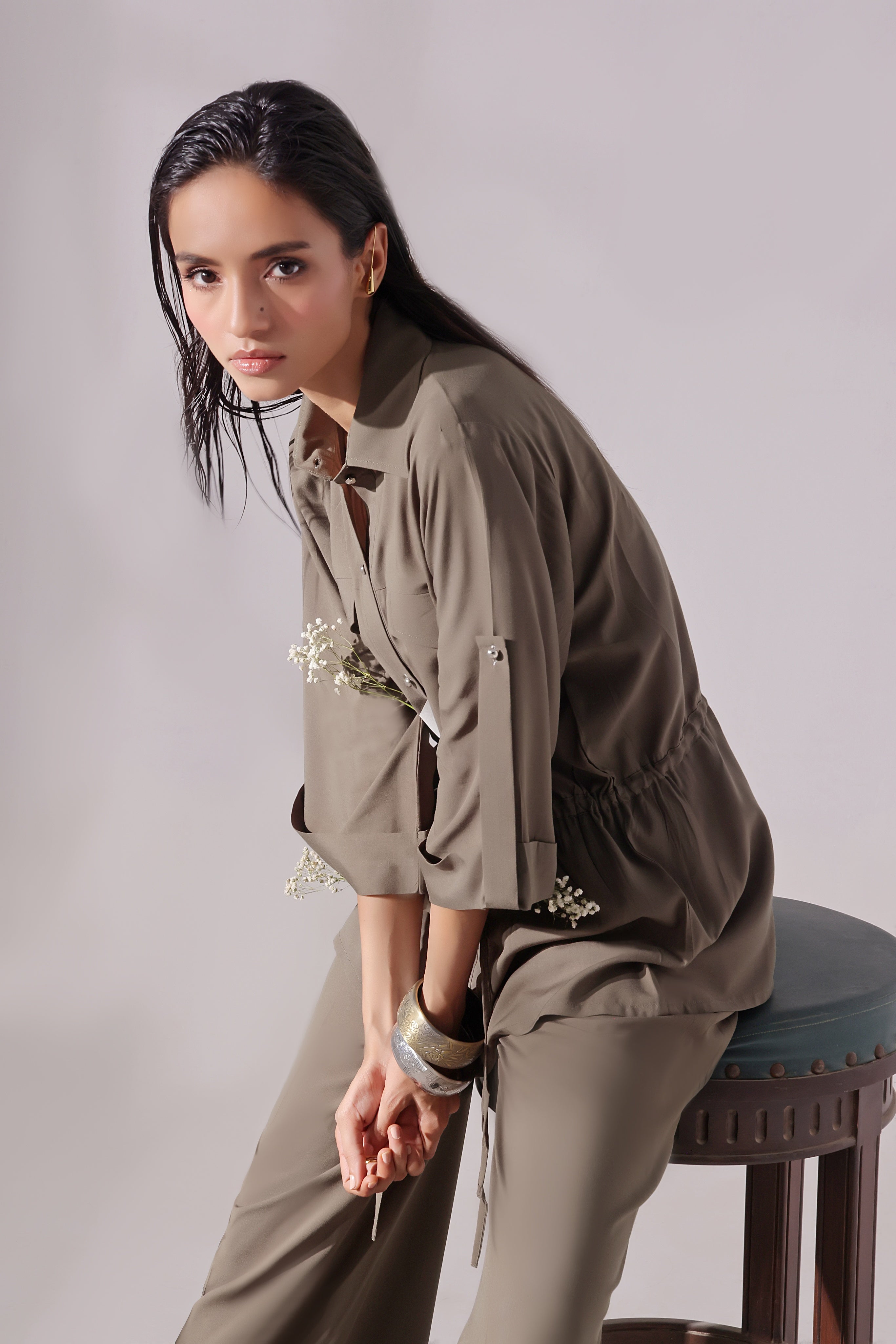Ora Fashion Stitched 2 Piece Summer Collection'2025-SAFARI SET