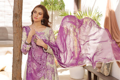 Feathers Unstitched 3 Piece Summer Collection-CAMELLIA-FT411