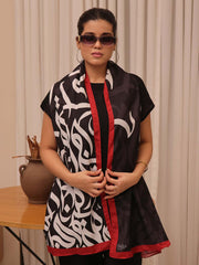 Tng By Md Stole Collection-Huroof Stole (Black)