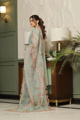 Dressline New Semi Stitched 3 Pcs Premium Boring Lawn Fancy Chikankari & Laserkari Emb Collection