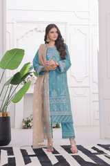 Noor E Chamak By Opole Unstitched 3 Piece Collection-Usde-3p-705