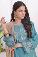 Noor E Chamak By Opole Unstitched 3 Piece Collection-Usde-3p-705