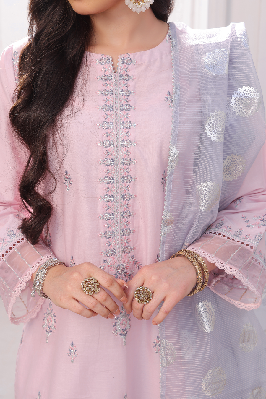 Noor E Chamak By Opole Unstitched 3 Piece Collection-Usde-3p-703