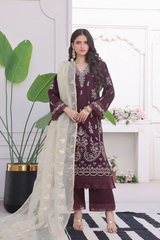 Noor E Chamak By Opole Unstitched 3 Piece Collection-Usde-3p-702