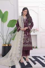 Noor E Chamak By Opole Unstitched 3 Piece Collection-Usde-3p-702