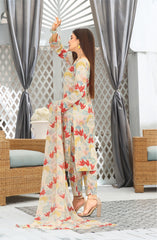 Feathers Unstitched 3 Piece Summer Collection-DASTOOR-FT122