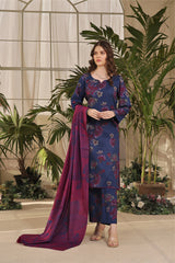 Feathers Unstitched 3 Piece Winter Collection-SANDY-FT314