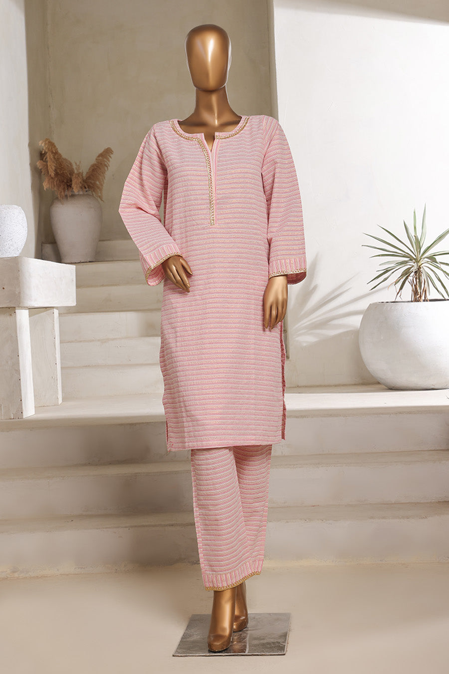 Essentials By O'Pole Stitched 2 Piece Collection-YDF25-2P-01