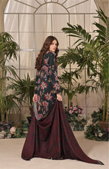 Feathers Unstitched 3 Piece Winter Collection-ELEGANCE-FT319