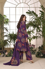 Feathers Unstitched 3 Piece Winter Collection-THISTLE-FT320