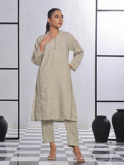 TNG Kalidaar Co-Ord Set-Tea Olive Collection'2024