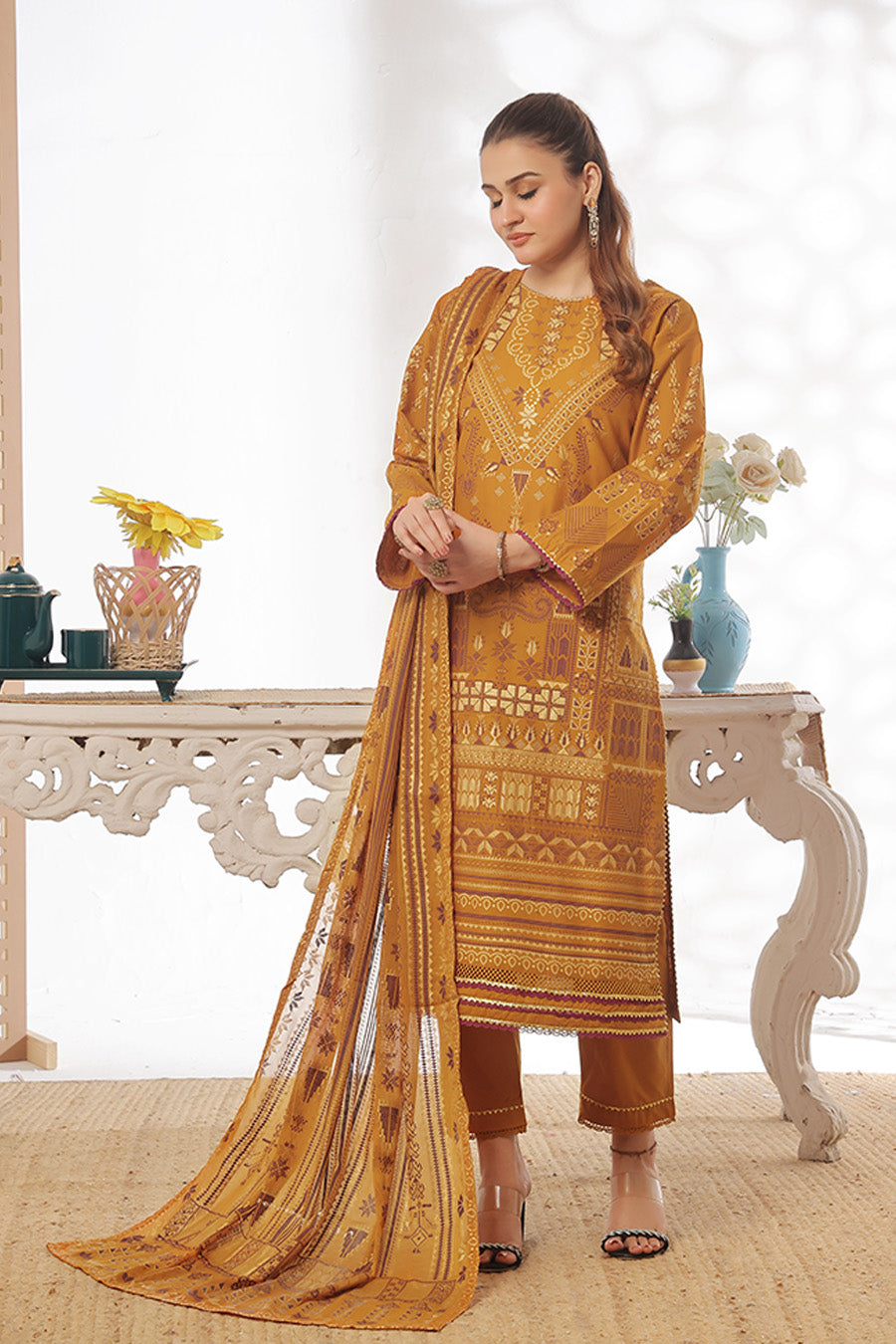 Amirai By Opole Unstitched 3 Piece Collection-Uspp-3p-803