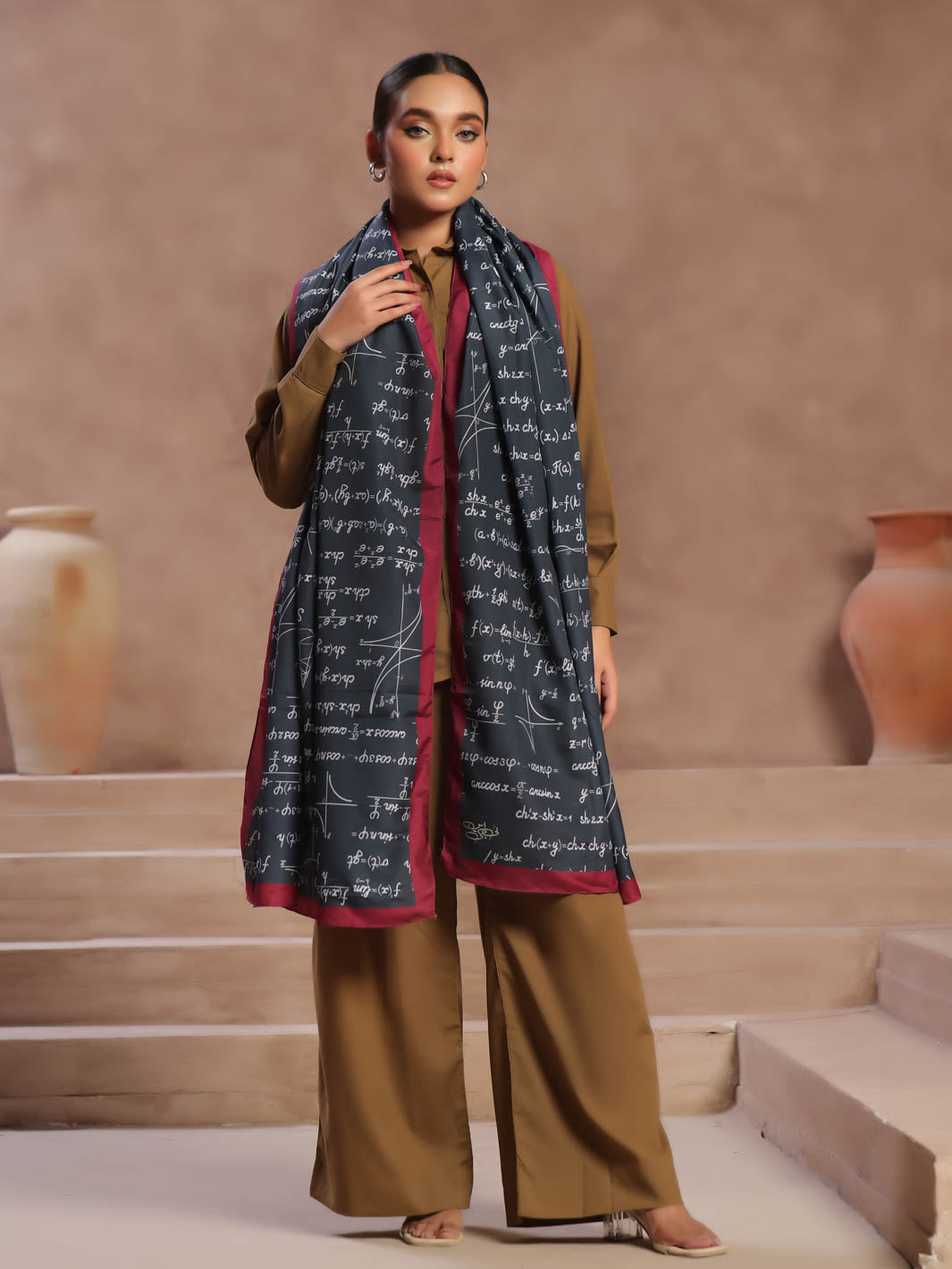 TNG Maths Silk Dupatta Collection'2024