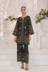 Zara Yamin Stitched 2 Piece Summer Collection-Noiré Co-Ord Set 2PCs