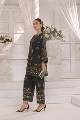 Zara Yamin Stitched 2 Piece Summer Collection-Noiré Co-Ord Set 2PCs