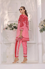 Zara Yamin Stitched 2 Piece Summer Collection-Pink Reverie Co-Ord Set 2PCs