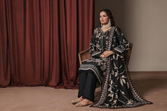 Dressline Zaha Unstitched 3-Pcs Premium Luxury Chikankari Emb Slub Digital Print Lawn Collection