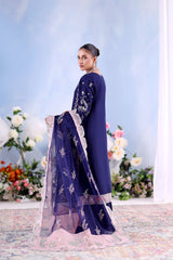 Shehnai By Dressline Unstitched 3 Piece Formals Collection'2025-shehnai-unstitched-midnight-plum