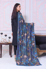 Feathers Unstitched 3 Piece Winter Collection-SALVIA-FT169