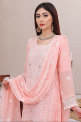 Umer Aayan Duchess 03-Piece Embroidered Chiffon Suit