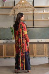 Whisper Winds By Feathers Unstitched 3 Piece Lawn Collection'2025-KOHZEST-FT493