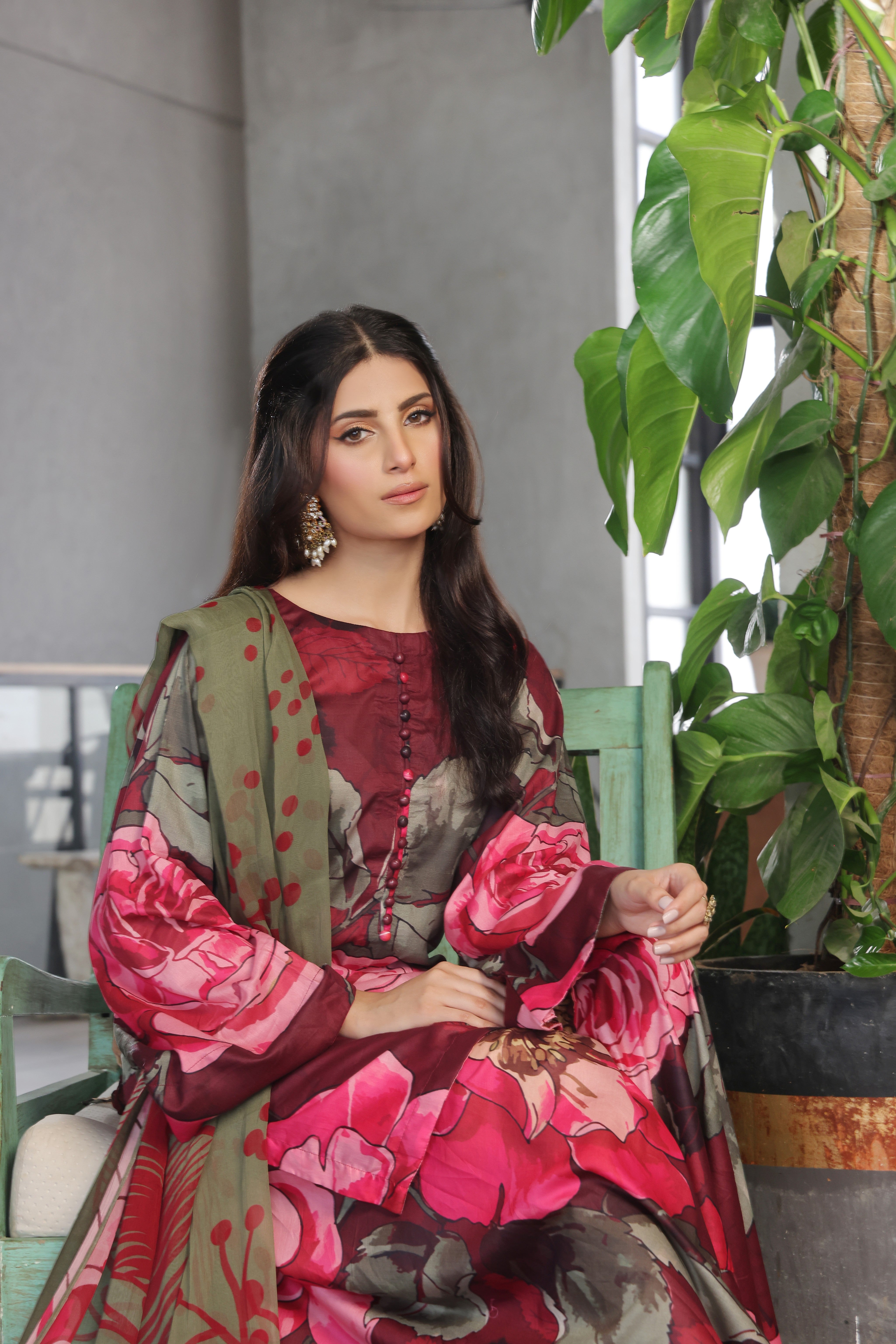 Whisper Winds By Feathers Unstitched 3 Piece Lawn Collection'2025-GULROOH-FT490