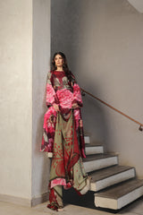 Whisper Winds By Feathers Unstitched 3 Piece Lawn Collection'2025-GULROOH-FT490
