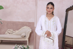 Nehal By Dressline Stitched 3 Piece Luxury Chiffon Formals Collection'2025-nehal-chiffon-3pc-Stitched-white2