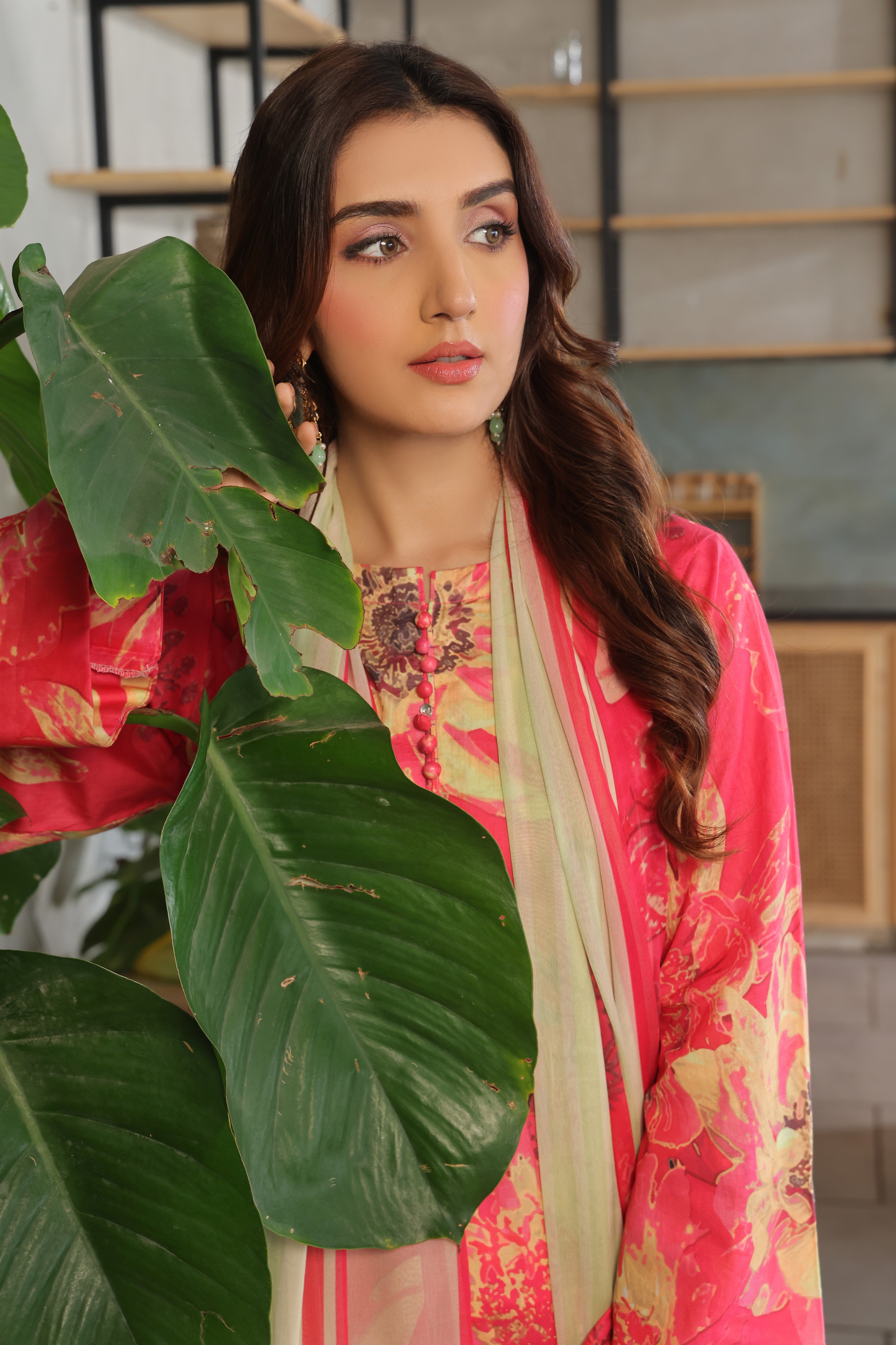 Whisper Winds By Feathers Unstitched 3 Piece Lawn Collection'2025-ROZBERRY-FT491