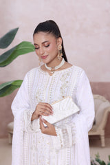 Nehal By Dressline Stitched 3 Piece Luxury Chiffon Formals Collection'2025-nehal-chiffon-3pc-Stitched-white1