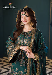 Asim Jofa Fasana-E-Ishq Eid Luxury Lawn Collection Ajfi-30 Embroidered Lawn 3 Pcs