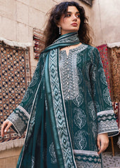 Meerak Stitched 3 Piece Premium Khaddar Suit-Maris