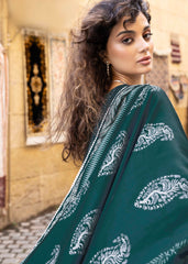 Meerak Stitched 3 Piece Premium Khaddar Suit-Maris