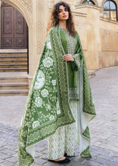 Meerak Stitched 3 Piece Premium Khaddar Suit-Elan