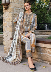 Meerak Stitched 3 Piece Premium Khaddar Suit-Opus