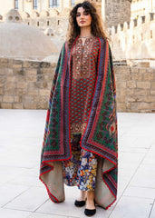 Meerak Stitched 3 Piece Premium Khaddar Suit-Ornate