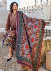 Meerak Stitched 3 Piece Premium Khaddar Suit-Ornate