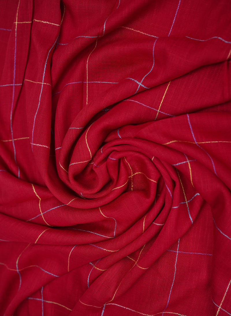 Hijab Ul Hareem Line-Patterned Lawn Hijab