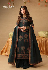 Kinza By Asim Jofa Unstitched 3 Piece Emb Festive Edit-AJULIF-06