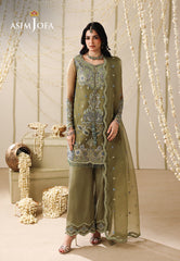 Asim Jofa Unstitched 3 Piece Formals Festive Wear Suit-AJUFC-24