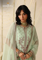 Asim Jofa Unstitched 3 Piece Formals Festive Wear Suit-AJUFC-22