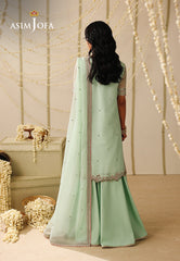 Asim Jofa Unstitched 3 Piece Formals Festive Wear Suit-AJUFC-22