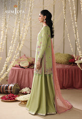 Asim Jofa Unstitched 3 Piece Formals Festive Wear Suit-AJUFC-02