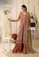 Asim Jofa Unstitched 3 Piece Formals Festive Wear Suit-AJUFC-11