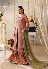 Asim Jofa Unstitched 3 Piece Formals Festive Wear Suit-AJUFC-11