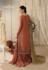 Asim Jofa Unstitched 3 Piece Formals Festive Wear Suit-AJUFC-11